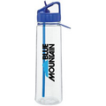 30 Oz. Blue H2go Angle Water Bottle